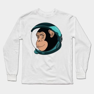 Astronaut chimp Long Sleeve T-Shirt